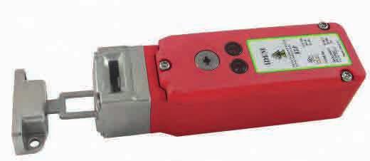 SECTION 5 www.idemsafety.com GUARD LOCKING SAFETY INTERLOCK SWITCHES 40 Guard Locking Switch Plastic Type: SEZYLOCK KLP FEATURES: Spring to lock when actuator is inserted. Energise solenoid to unlock.