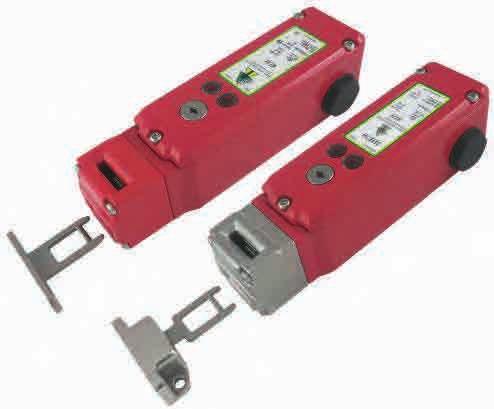 SECTION 5 www.idemsafety.com GUARD LOCKING SAFETY INTERLOCK SWITCHES 42 Guard Locking Switch Metal Type: SAMLOCK KLM FEATURES: Spring to lock when actuator is inserted. Energise solenoid to unlock.