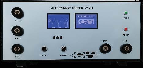 Till now, there is only one known instrument that can diagnose and test the Valeo ST35 series reversible alternators: The VC- 09ST bench top tester, developed and produced by MOTOPLAT.