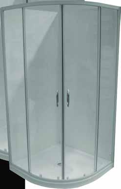 900 White F/wall HDRA900 1830mm Door 1830mm 1895mm Overall height with tray 1010 1010 1895 2 1000 White F/wall HDRA1000 500
