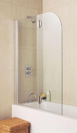liss ath Screen dd a touch of light elegance to your bath with the liss ath Screen featuring Ideal Standard s deflector seal system for a