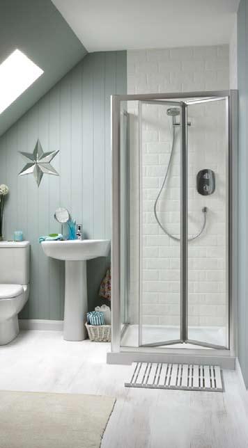 onnect Infold lcove Shown here with the Trevi TV valve and Trevi Elipse shower kit.