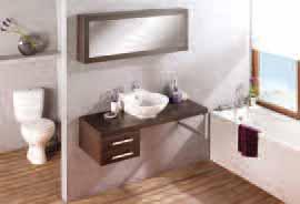 ...fusion Fusion is a mix of Balterley products creating a beautiful bathroom Practical storage with a fantastic modern look Stylish cameo basin Modern, push button WC Fusion options cameo basin 105