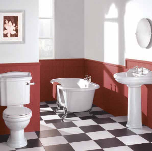 NEW New Custom pottery pictured with Victor brassware and the Echo Junior bath Custom, as pictured above RRP Custom WC 199 Custom toilet seat 25 Custom basin 130 Custom
