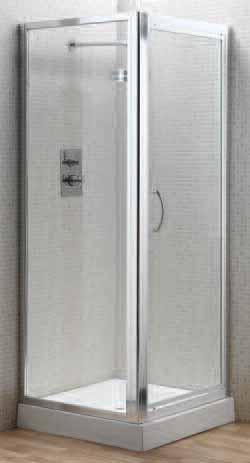 760 side panel Available in silver or white Toughened safety glass 210 Silver Pivot Door 140 Side Panel