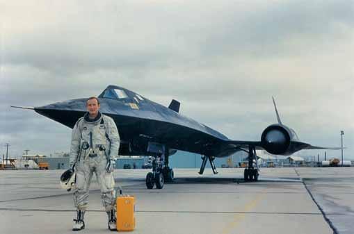 Lockheed test pilot Robert Gilliland, shown here, made the first SR-71 flight in December 196.
