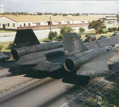 1 Denny Lombard/Lockheed Martin photo An SR-71 is slowly towed down a main road to its final rest at Lackland