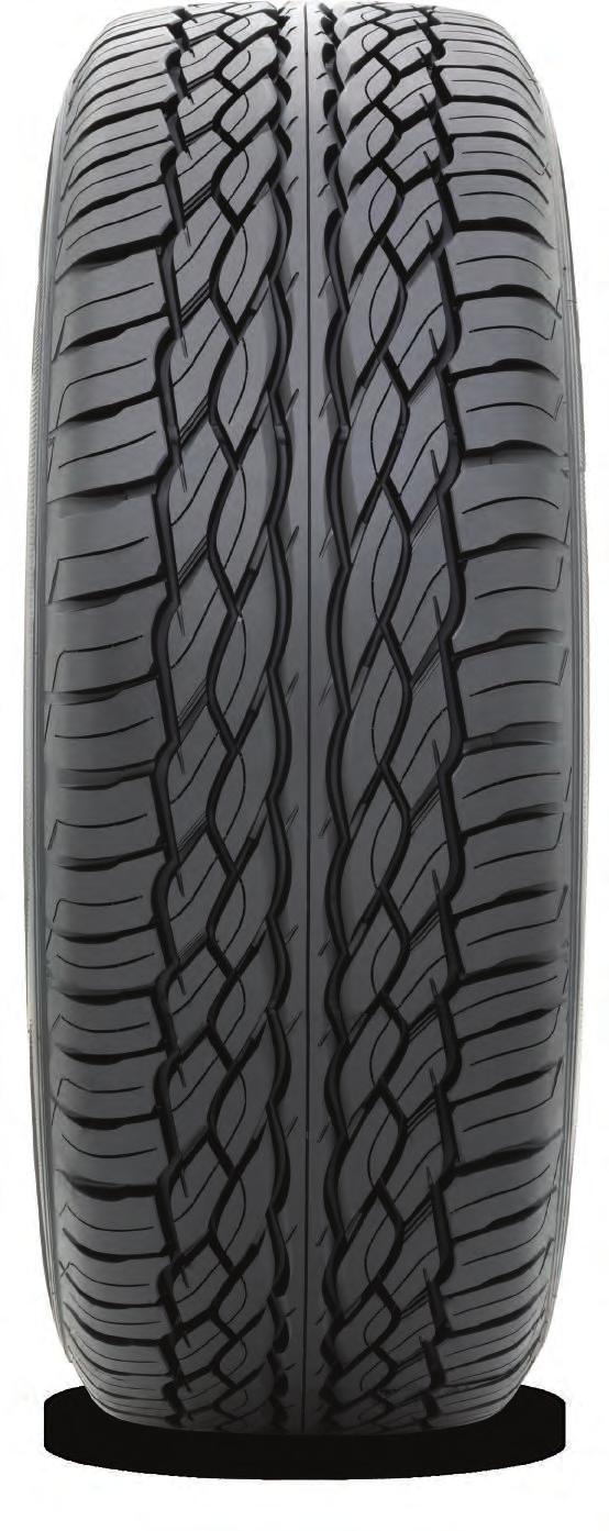 With double taper-cut tread blocks and staggered shoulder lug grooves, the S/TZ05 is a smooth, quiet and dynamic tire.