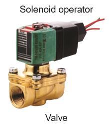 III. Solenoid Valves electromechanical devices that work by passing an electrical