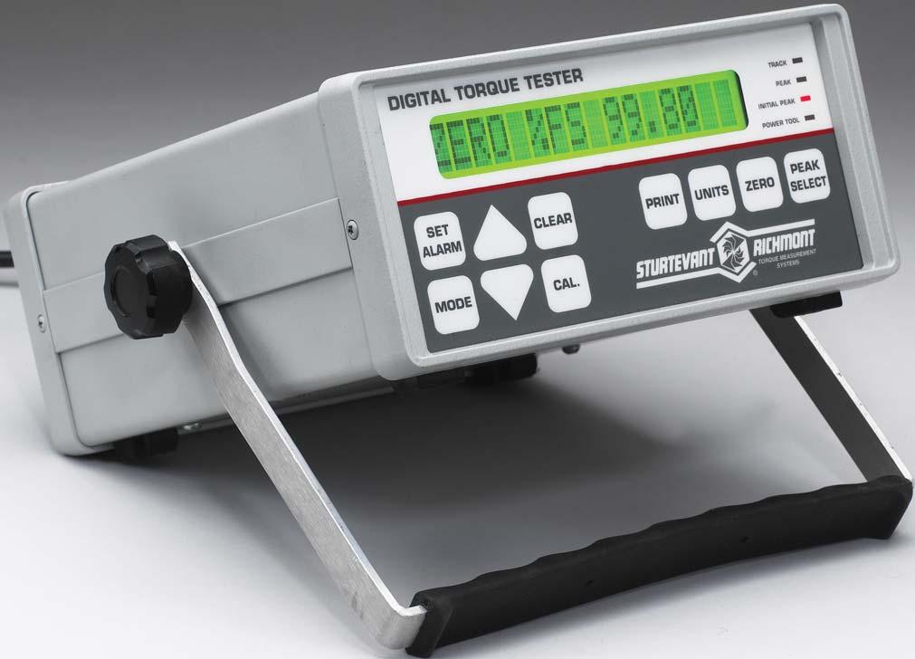 Sturtevant Richmont On-Line Power Tool Testing at Its Finest! System 6 Digital Tester The System 6 Power Tool Tester is designed for one purpose - to provide the finest in on-line power tool testing!