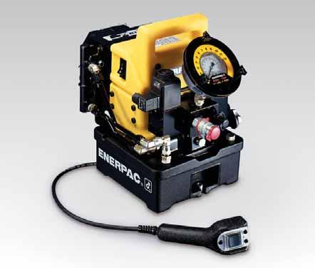 Portable Electric Torque Wrench Pumps Shown: PMU-10427 PMU/PME Reservoir Capacity: 0.5-1 gal. Flow at 10,000 psi: 20 in 3 /min. Motor Size: 0.