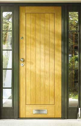 External Doors Suffolk Oak Stylish cottage style design, boarded for maximum stability. Boarded oak, 6 panel external door. Engineered construction for better strength and stability.