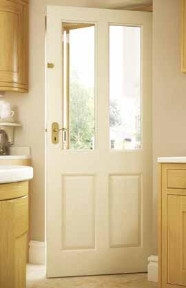 Malton Hardwood An unglazed hardwood traditional twinlight door with raised and fielded panels. Selected hardwood veneers. Engineered construction for better strength and stability.