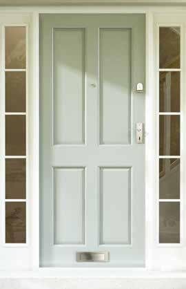 London Hardwood A hardwood traditional 4 panel door with raised and fielded panels. Selected hardwood veneers. Engineered construction for better strength and stability.