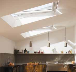 Roof windows NEW Brighten up your kitchen with daylight through the roof VELUX offer solutions for all your