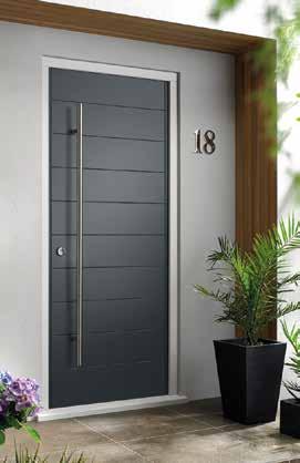 NEW Oslo Grey The Ultimate Oslo door is a solid panel door that when combined with our unique construction is the Ultimate entry door for the security conscious homeowner.