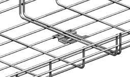 Swifts S steel wire cable tray installation guide (continued) Covers Joining lengths with preclic couplers Method EZR couplers For use with all S tray depths Used as base couplers on widths 200 mm