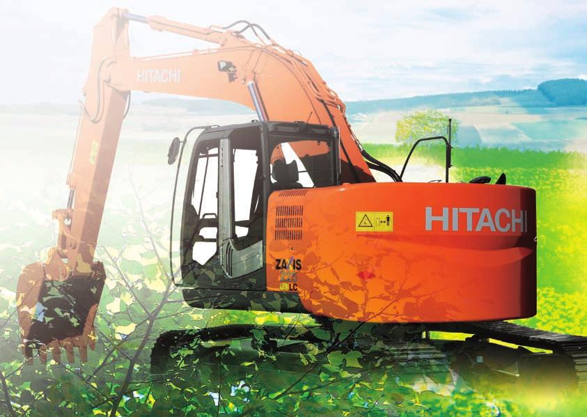 Environmental Features HITACHI takes its responsibility when it comes to the environment. Our production facilities have ISO 14001 certification.