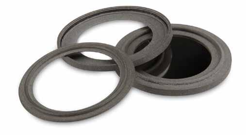 Special Gaskets Removable Tuf-Steel gaskets Assembly Installation is easy.