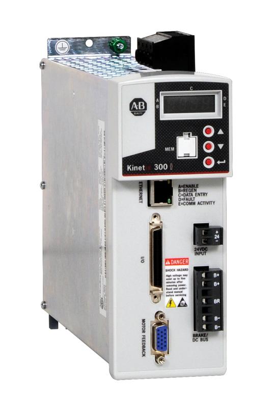 Kinetix 300 and Kinetix 350 EtherNet/IP Servo Drives Kinetix 300 Servo Drive The Kinetix 300 EtherNet/IP indexing drive provides a cost-effective single-axis solution for low axis-count motion