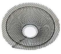 mesh cone with approximately 2 inches of mesh overlap to the top