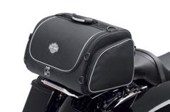 c LUGGAGE 701 Touring Luggage c. overnight BAg The Overnight Bag is ideal for the shorter trip, and conveniently mounts to either your Tour-Pak luggage rack or Sissy Bar Upright.