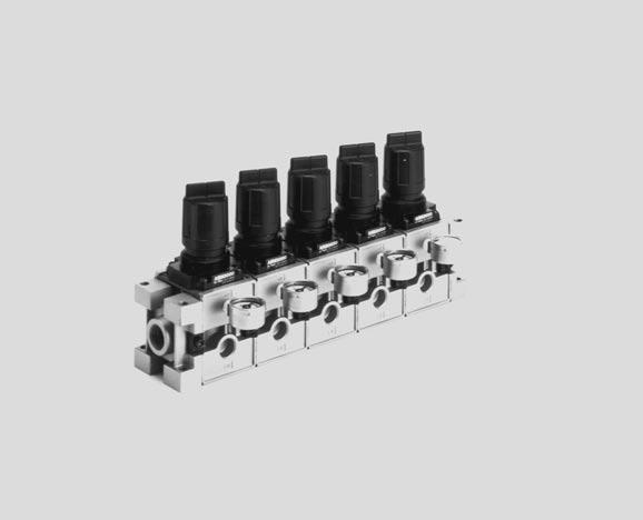 E ARM 500 Regulator manifold Ordering source area code - E N Japan, Asia Australia Europe North America Body size 500 3000 Number of stations 0 stations How to Order 05 A F - Rc(PT) E NPT N G(PF)