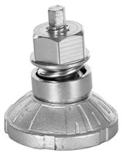 with spring Medium K1144S - Quick Release Flange Nut with spring Small K50 Quick