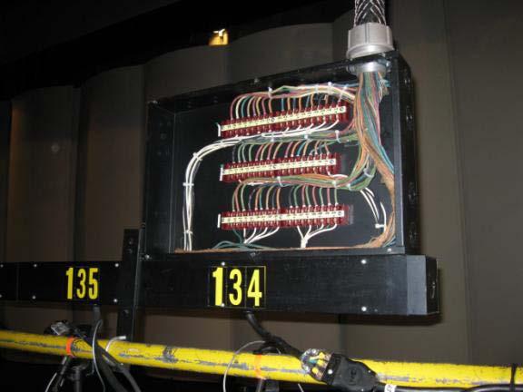 Auburn High School Theater Electrical Existing electrical box at