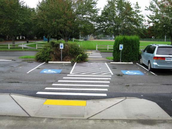 Pavement Markings & Signage New handicap parking stall, handicap