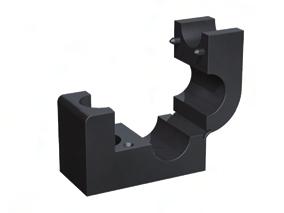 Components: Dimensions / Clamp Body ingle Design L B L L Clamp Body tandard Materials Thermoplastic Elastomer (87 hore-a) Colour: Black Material code: A ee page A90 for material properties and