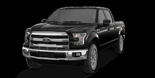 2015 F-150 MODEL LINEUP Includes all XLT content, plus: LARIAT STANDARD EQUIPMENT PERFORMANCE/HANDLING 2-speed automatic 4WD with neutral towing capability (4x4 only) Class IV Trailer Hitch Engines -