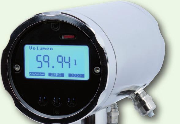 content) Measurement range from 30 l/h to 640 000 l/h Suitable for dosing and filling applications Hygienic design/process connection fmi flowmeter Sensor made entirely of stainless steel
