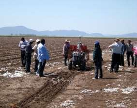 TWO WHEEL TRACTOR NEWSLETTER NOVEMBER 2012 African visitors check out 2WT seed drill.