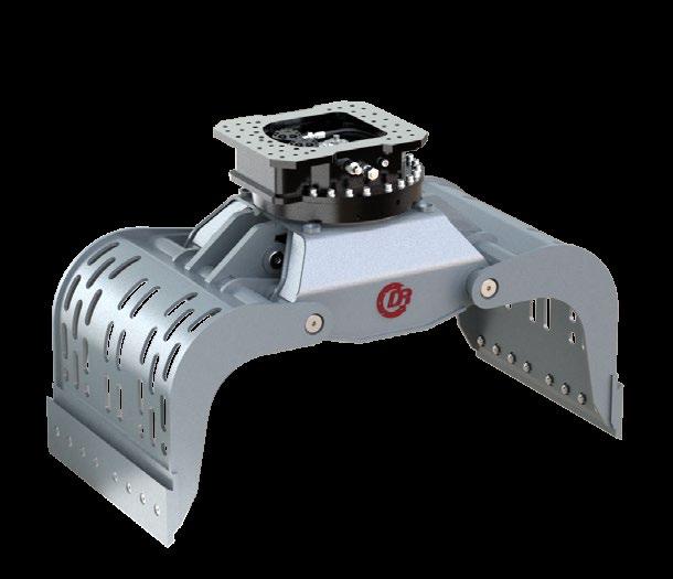weight, the HD D Series grabs are ideal for demolition and sorting of all kinds of building materials. l Robust Delta-box frame with dust-proof axle bearing points.