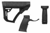 DANIEL DEFENSE FURNITURE SET Loaded With Ergonomic Enhancements For Maximum Comfort & Control Stock, pistol grip, and vertical grip form an ergonomically engineered, integrated system that makes your