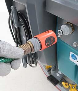 FOR SAFETY: Before leaving or servicing machine, stop on level surface, turn off machine and remove key. 1.