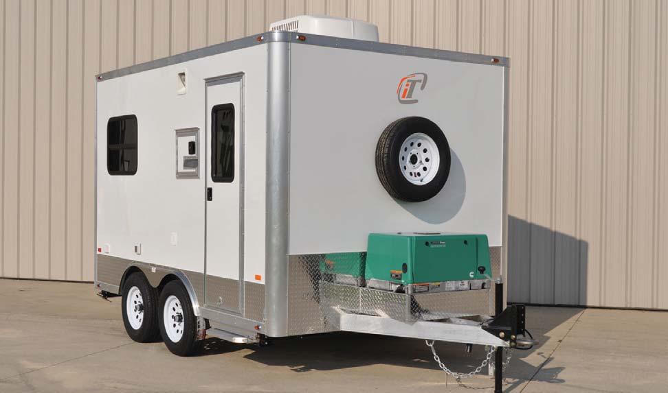 BECAUSE THERE IS A DIFFERENCE! Images may show optional equipment. The 8x12 tandem axle splicing trailer is our largest standard offering.