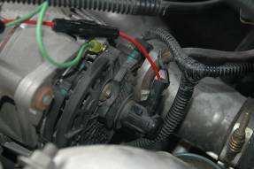 Connecting the power supply leads to the alternator instead of the battery will create a corrosion free connection.