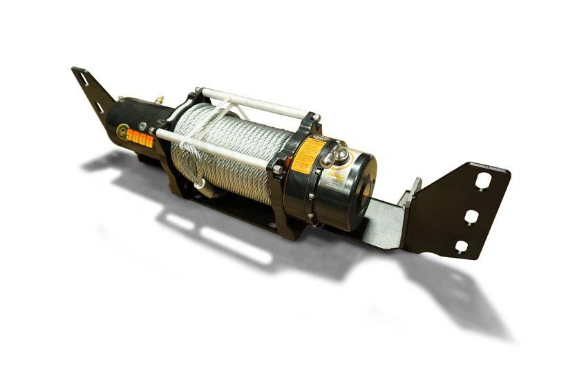 WINCH INSTALLATION The following steps illustrate how to