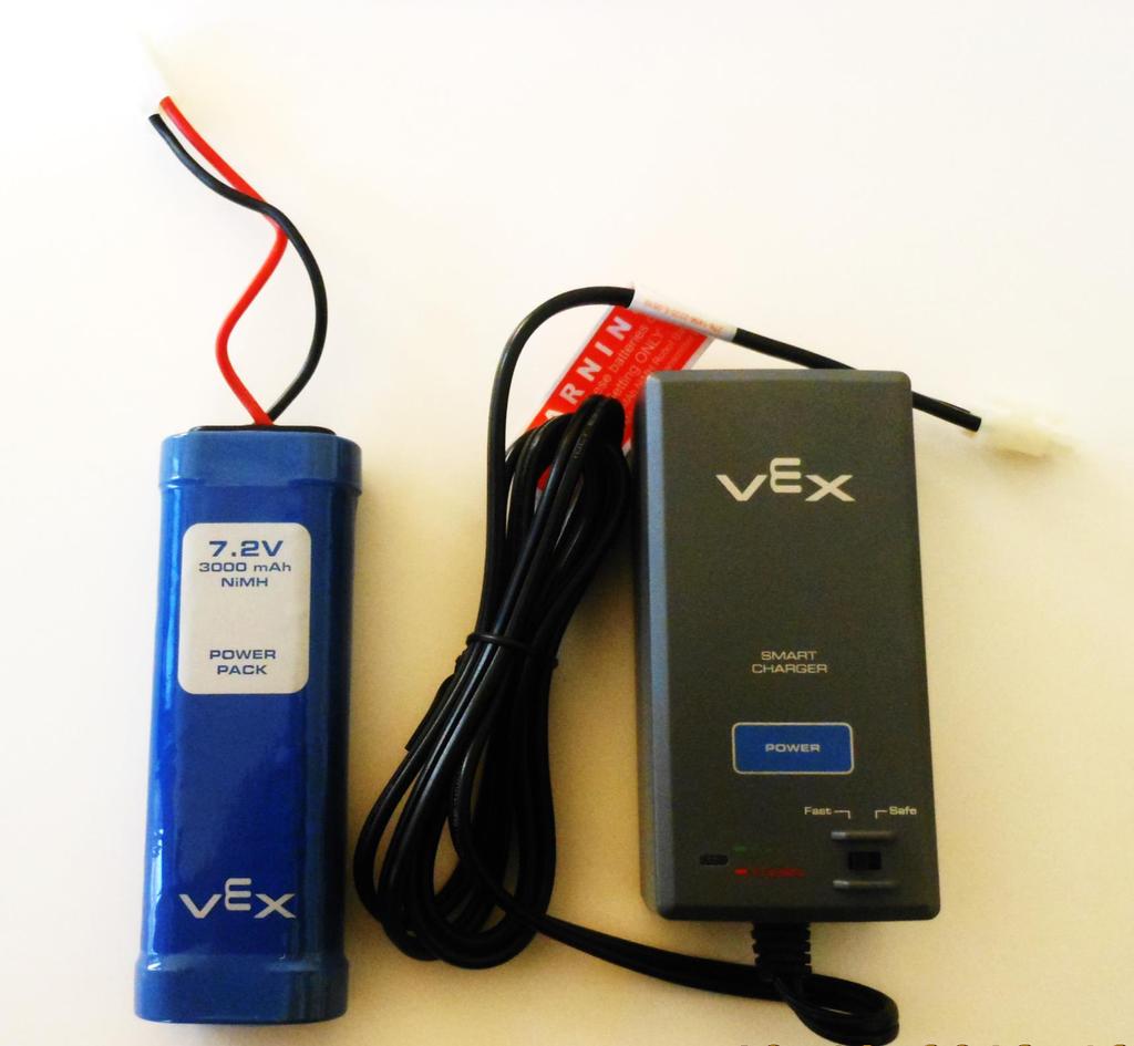 7.2 V, 3000 mah battery pack and charger