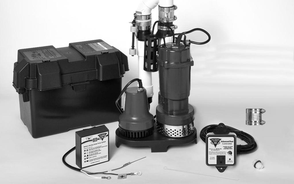 Introduction The Pro Series Pair of Pumps combination system is designed to provide both primary and backup pumping capabilities. The primary pump will operate as long as it is receiving AC power.