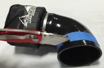 The supplied Intake system is designed for snow use ONLY. This system is universal for all EFI dirt bikes that have the throttle body on the back side of the engine.