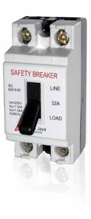 breaking capacity (ka) IEC 60818 AC 415V Icu AC 240V Rated Current (A) 1A 2A 3A 6A 10A 16A