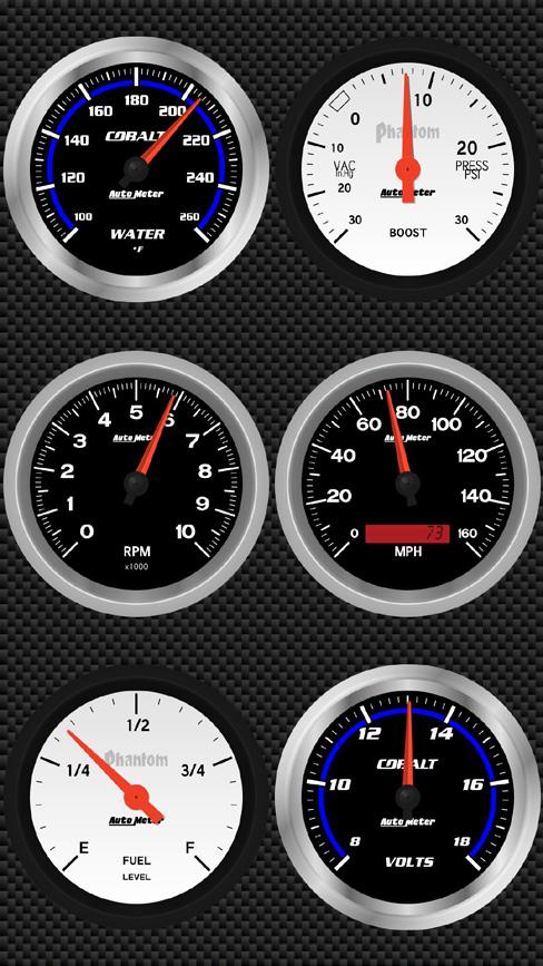Gauges Gauges is a way to add an easy custom gauge or an AutoMeter gauge to be viewed on a screen.
