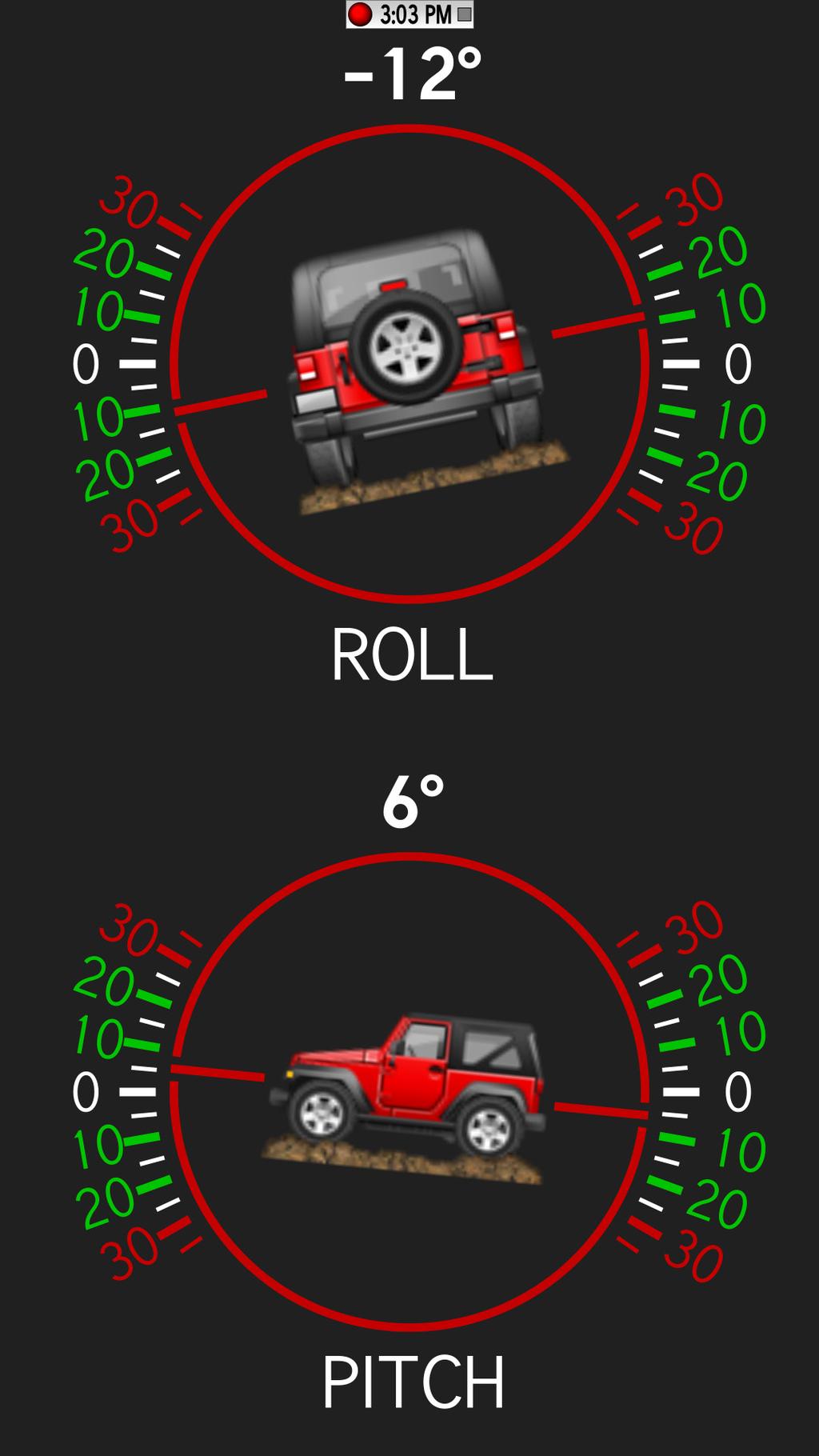 8 Inclinometer This simple feature uses the accelerometer in your phone to calculate