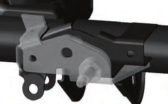 Remove front track bar mounting hardware from axle bracket per the factory service manual instructions for your vehicle.