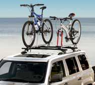 Carrier mounts to Sport Utility Bars or production cross rails. 6. ROOF-MOUNT BIKE CARRIERS.