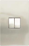 rating: 16 A Light Switches (2 x 4-250 V AC, 16 A, IP20)