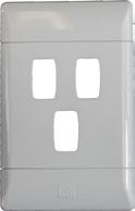 White G009C03-T Grid Plate Silver Shimmer S013R-P Surround 2 Piece